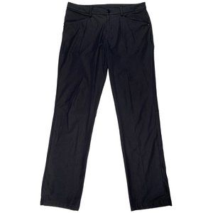 Lululemon Straight Leg Commission Pant Black mens size 34x33